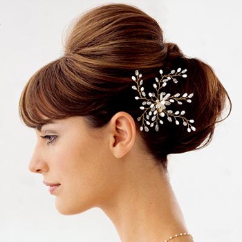 Bridal hair flowers Wedding hair accessories Pin large flowers